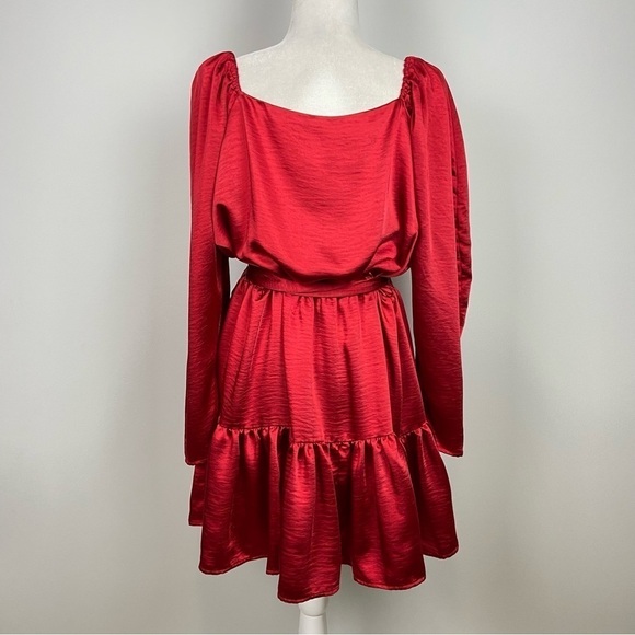 Lovers and Friends Corinne Mini Dress in Cherry Red XL - Picture 6 of 12